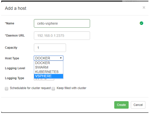 select vsphere